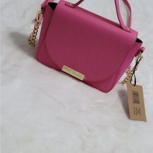 Pink Leather Handbag